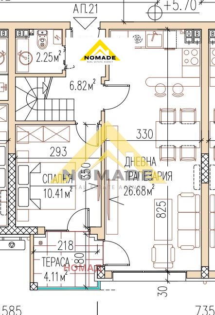 Продава 2-СТАЕН, гр. Пловдив, Остромила, снимка 5 - Апартаменти - 54079753