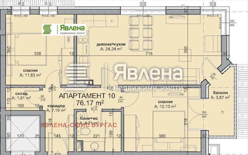 Продава  3-стаен град Бургас , Крайморие , 88 кв.м | 35976227 - изображение [13]