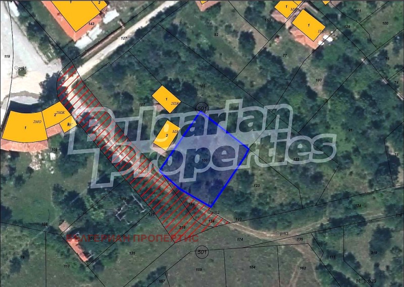 Til salgs  Plott region Sofia , Osjusja , 735 kvm | 50733522 - bilde [2]