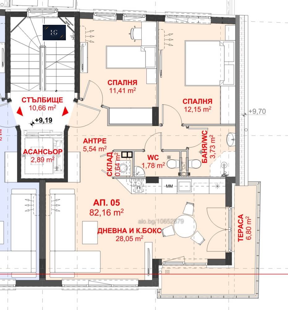 Продава 3-СТАЕН, гр. Бургас, Славейков, снимка 4 - Апартаменти - 56292965