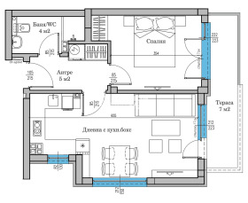 1 bedroom Tsentar, Plovdiv 1