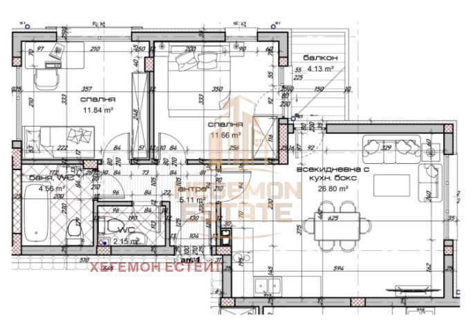 À vendre  2 chambres Varna , Vinitsa , 97 m² | 25588874 - image [3]