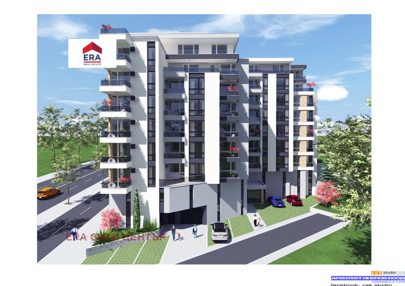 Myytävänä  2 makuuhuonetta Stara Zagora , Tri tšutšura - sever , 109 neliömetriä | 61230922