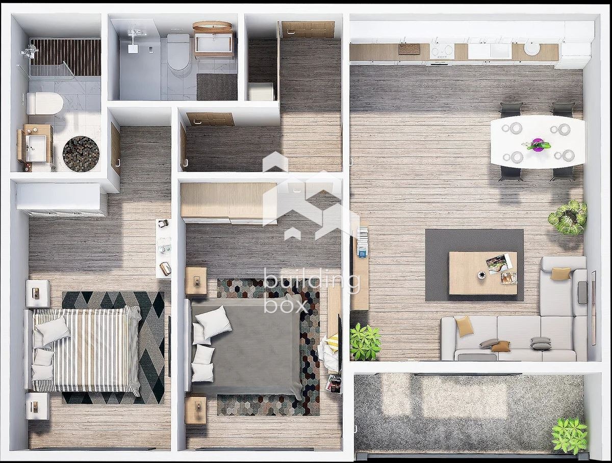 Продава 3-СТАЕН, гр. Пловдив, Христо Смирненски, снимка 3 - Апартаменти - 54137054