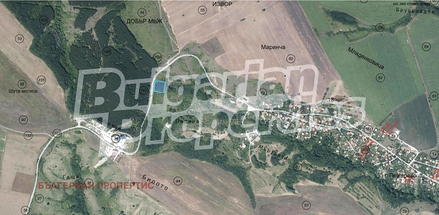 Продава ЗЕМЕДЕЛСКА ЗЕМЯ, с. Пожарево, област София област, снимка 5 - Земеделска земя - 55463617