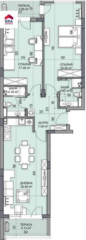 Продава 3-СТАЕН, гр. Пловдив, Гагарин, снимка 8 - Апартаменти - 53621609