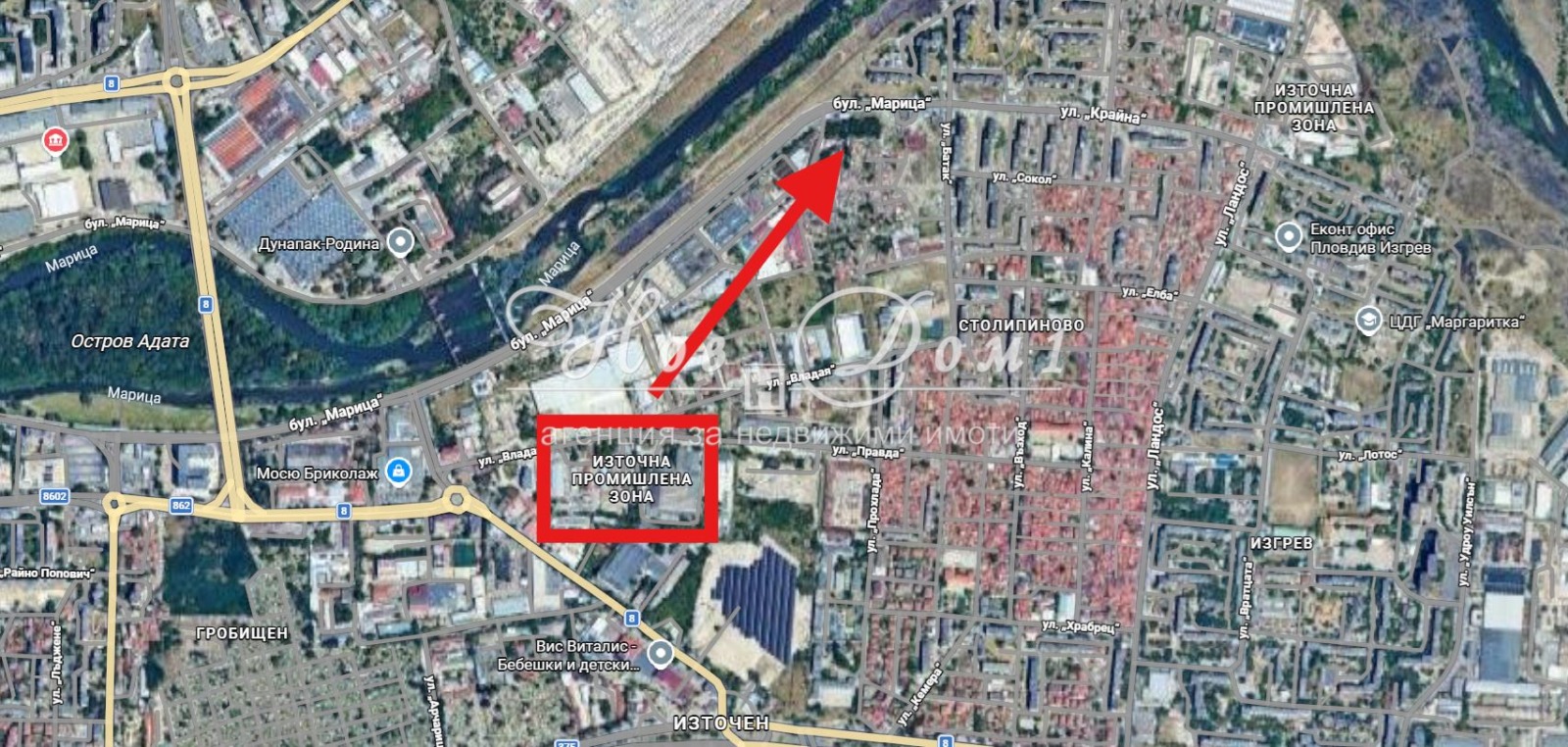 Продава ПАРЦЕЛ, гр. Пловдив, Индустриална зона - Изток