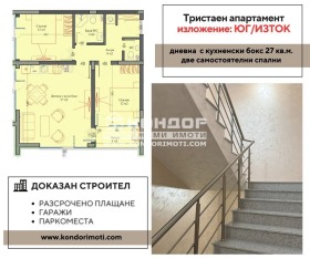 2 soverom Trakija, Plovdiv