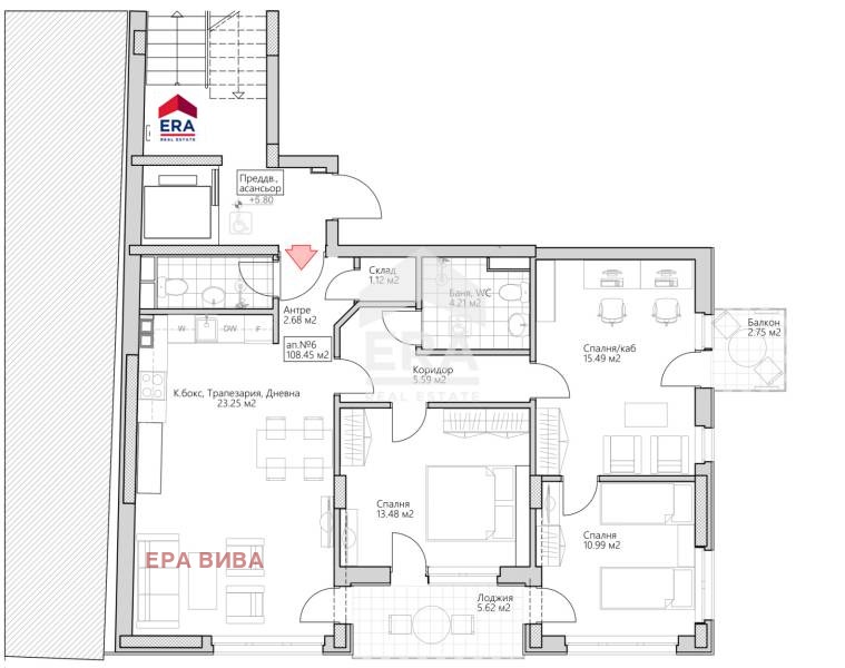 For Sale  3 bedroom Sofia , Lozenets , 125 sq.m | 40491277 - image [8]