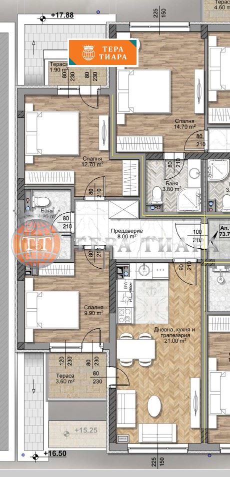 Te koop  2 slaapkamers Sofia , Ovtsja kupel 1 , 90 m² | 85683730 - afbeelding [2]