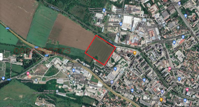 Продава ПАРЦЕЛ, гр. Разград, Промишлена зона - Запад