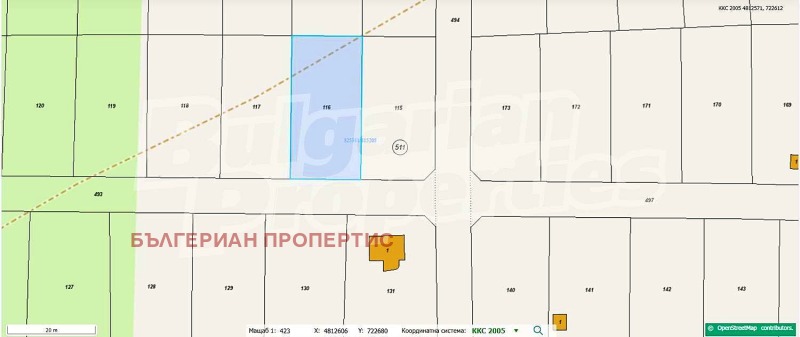 Продава ПАРЦЕЛ в област Добрич, с. Топола - 521 кв.м / 16 800 € » 32 857.94 лв., БЪЛГЕРИАН ПРОПЕРТИС