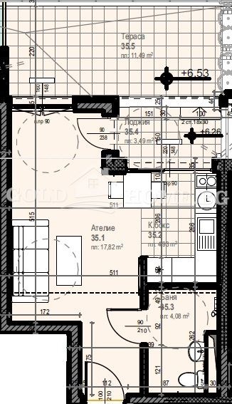 Продава 1-СТАЕН, гр. Пловдив, Кършияка, снимка 4 - Aпартаменти - 48625560