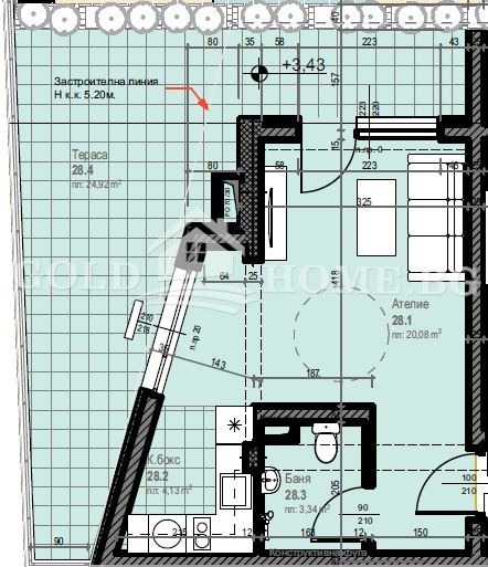 Продава 1-СТАЕН, гр. Пловдив, Кършияка, снимка 5 - Aпартаменти - 48625560