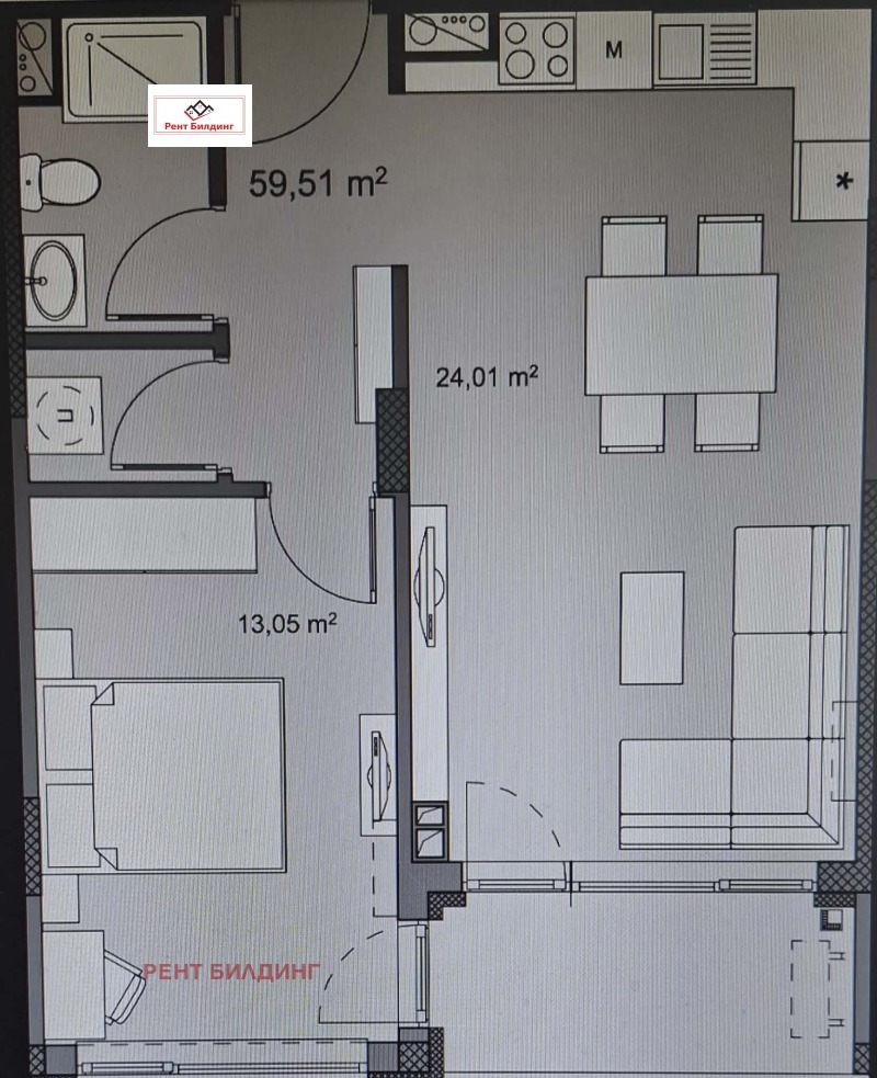 Продава 2-СТАЕН, гр. Бургас, Изгрев, снимка 4 - Апартаменти - 53450323