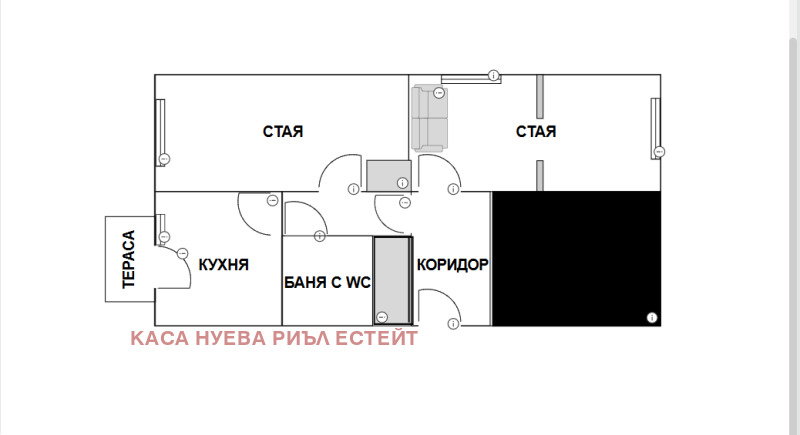 Na prodej  2 ložnice Sofia , Centar , 80 m2 | 54553025 - obraz [11]