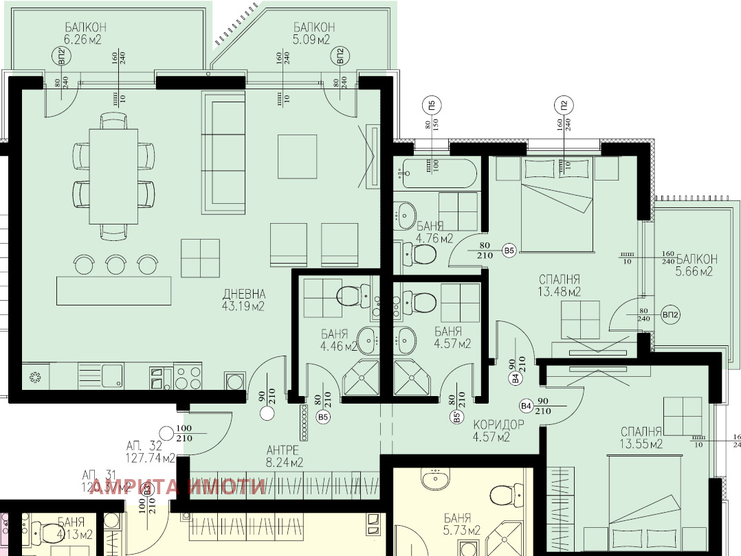 Продава 3-СТАЕН, гр. София, Драгалевци, снимка 8 - Апартаменти - 54068757