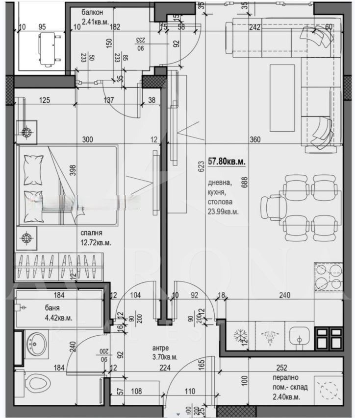 Продава 2-СТАЕН, гр. Пловдив, Христо Смирненски, снимка 8 - Апартаменти - 52454507