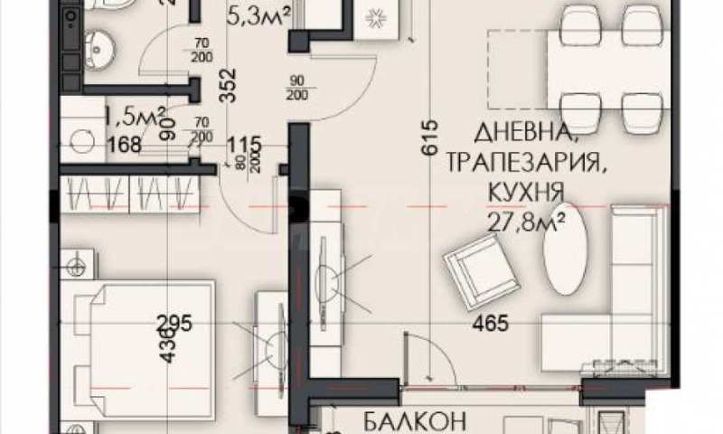 Продава  2-стаен град Варна , Виница , 77 кв.м | 39362380 - изображение [6]