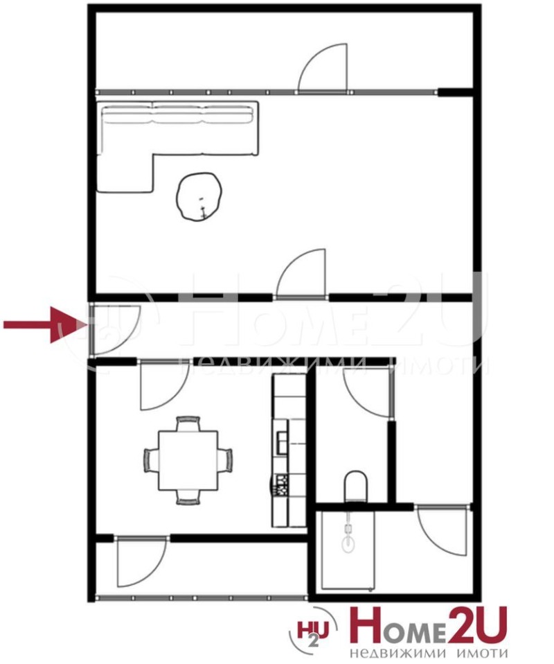 Продава 2-СТАЕН, гр. Пловдив, Христо Смирненски, снимка 3 - Aпартаменти - 47902518