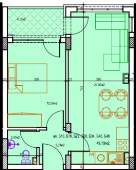 Продава 2-СТАЕН, гр. Стара Загора, Три чучура - център, снимка 2 - Aпартаменти - 48138558