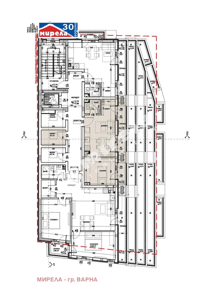 Продава 2-СТАЕН, гр. Варна, Левски 1, снимка 1 - Aпартаменти - 49124098