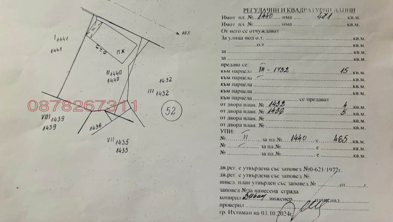 Продава ПАРЦЕЛ, гр. Ихтиман, област София област