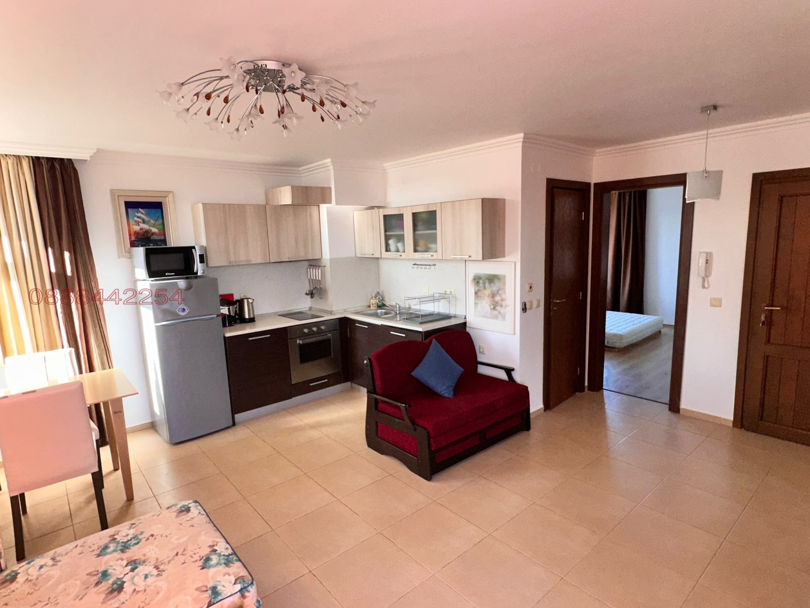 Продава 2-СТАЕН, гр. Свети Влас, област Бургас, снимка 8 - Апартаменти - 55830246
