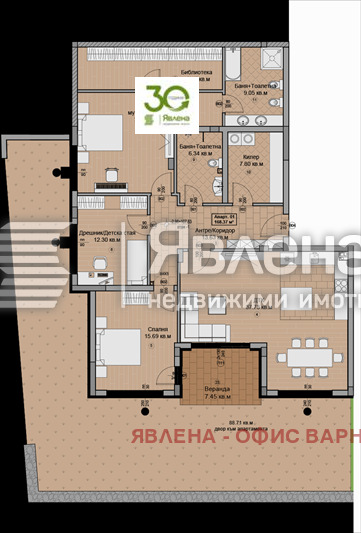 Продава 4-СТАЕН, гр. Варна, Свети Никола, снимка 3 - Апартаменти - 53528863
