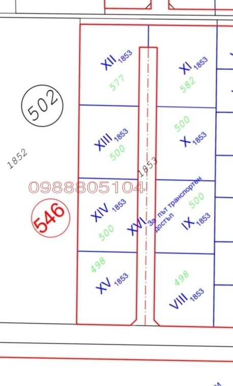 Продава  Парцел град Пазарджик , Ябълките , 500 кв.м | 78417590 - изображение [2]