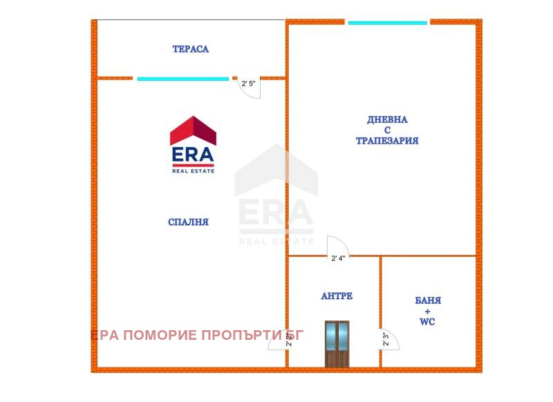 Продава  2-стаен област Бургас , гр. Свети Влас , 48 кв.м | 64608823 - изображение [9]