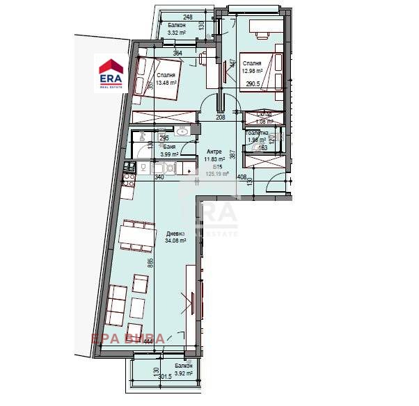 Na prodej  2 ložnice Sofia , Podujane , 125 m2 | 53786002 - obraz [4]