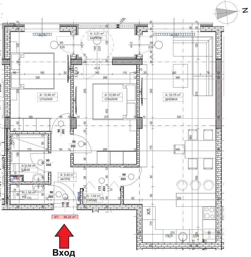 Til salgs  2 soverom Sofia , Slatina , 98 kvm | 90978783 - bilde [2]