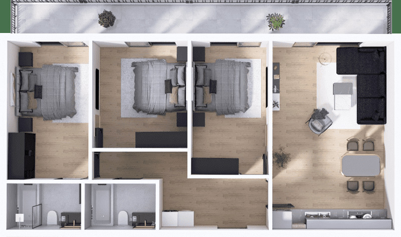 In vendita  3 camere da letto Plovdiv , Hristo Smirnenski , 134 mq | 81889913 - Immagine [3]