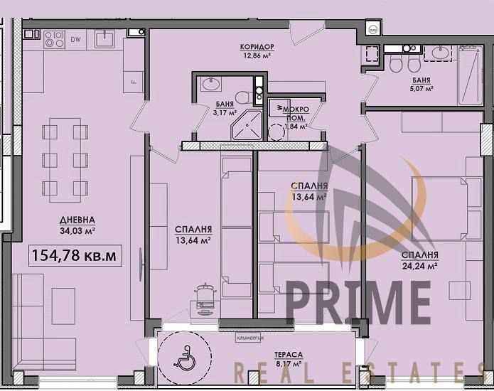 Продава  Многостаен, град Бургас, Славейков •  204 000 EUR • ID 58380090 — holmes.bg - [1] 