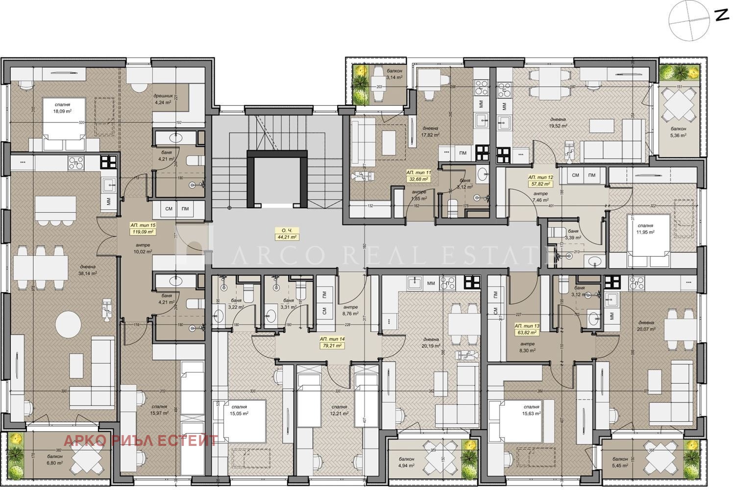 Продава 1-СТАЕН, гр. София, Левски Г, снимка 2 - Апартаменти - 53486271