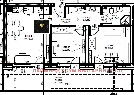 Продава  3-стаен град Пловдив , Беломорски , 97 кв.м | 39310052 - изображение [2]