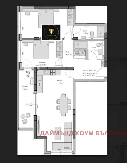 Προς πώληση  2 υπνοδωμάτια Πλοβδηβ , Χρηστο Σμηρνενσκη , 116 τ.μ | 49144975 - εικόνα [3]