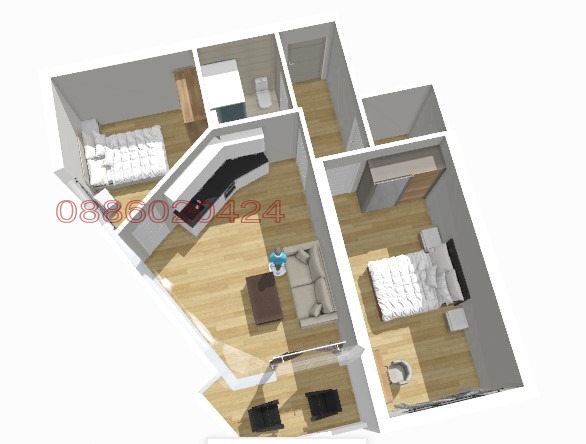 In vendita  2 camere da letto Varna , Pogrebi , 79 mq | 11861094 - Immagine [4]