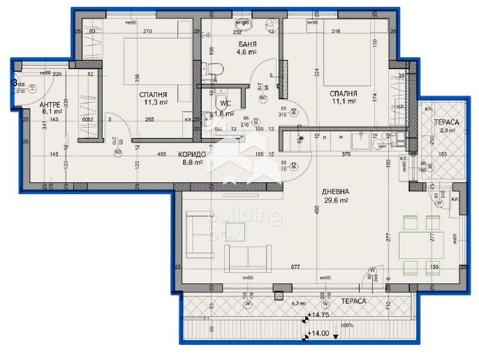 Продава 3-СТАЕН, гр. Пловдив, Христо Смирненски, снимка 3 - Апартаменти - 54004274