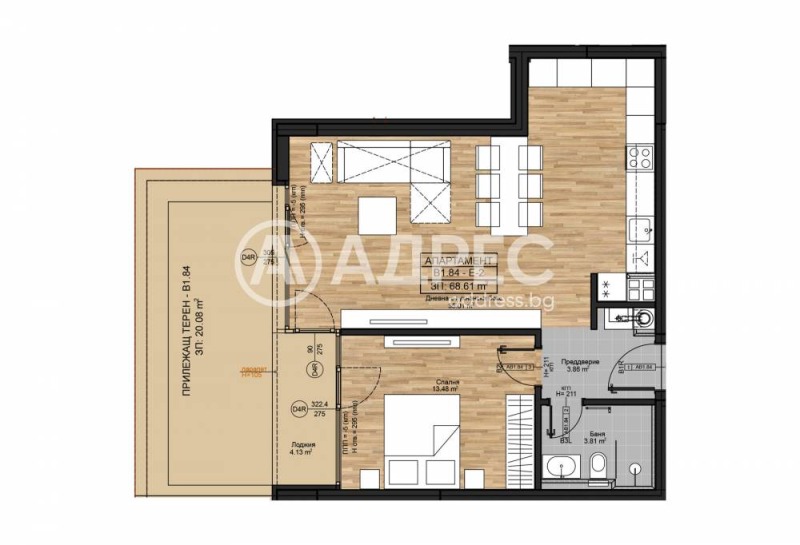 À venda  1 quarto Sofia , Boiana , 87 m² | 91709074 - imagem [4]