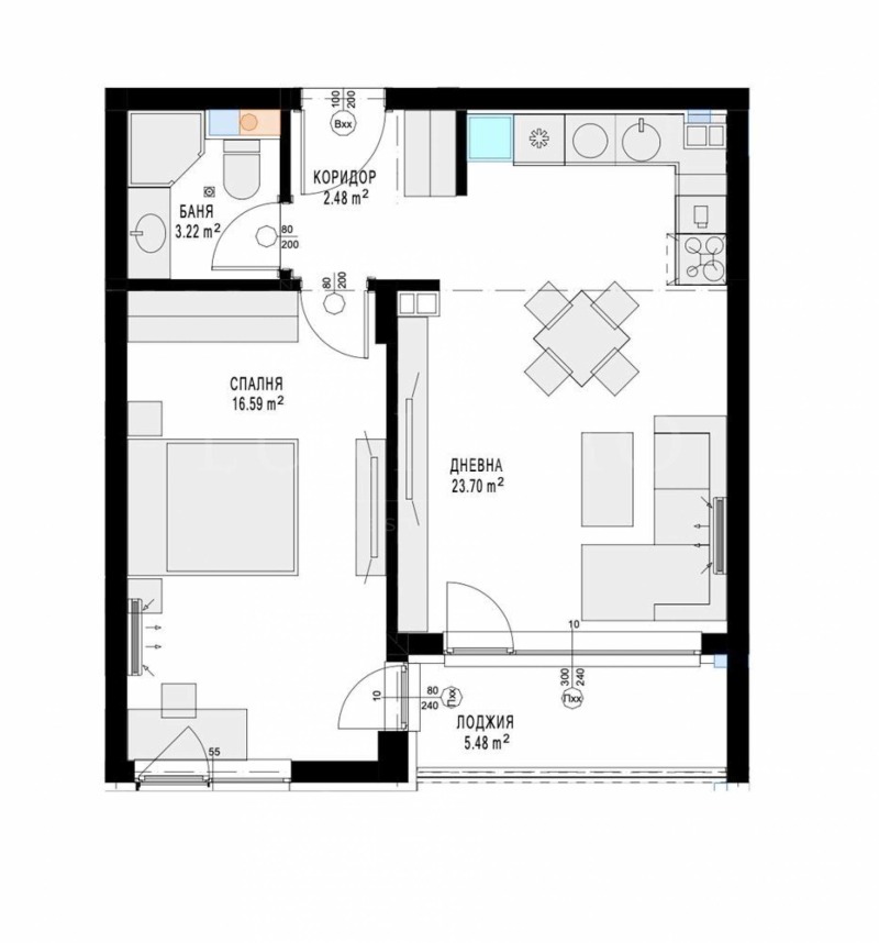 Te koop  1 slaapkamer Sofia , Slavija , 71 m² | 25421765 - afbeelding [12]