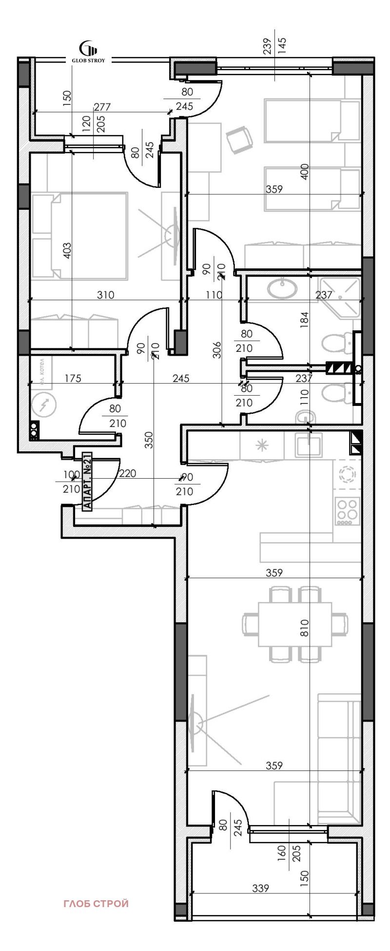 Продава 3-СТАЕН, гр. Шумен, Център, снимка 14 - Апартаменти - 41803274