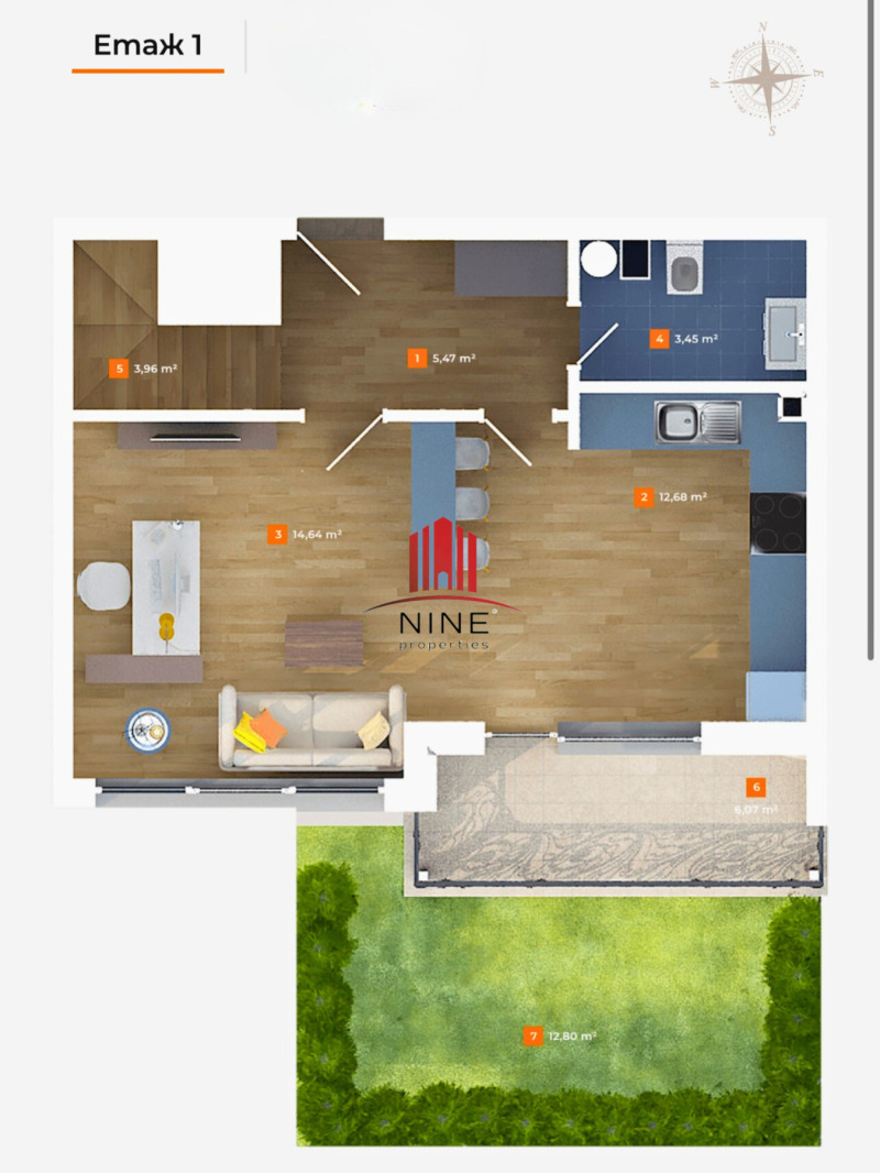 Продава  Мезонет град София , Лагера , 159 кв.м | 65512525 - изображение [14]