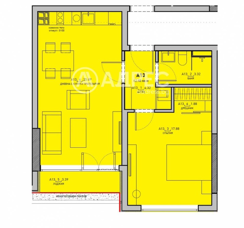 À venda  1 quarto Sofia , Drujba 1 , 76 m² | 43077126 - imagem [4]