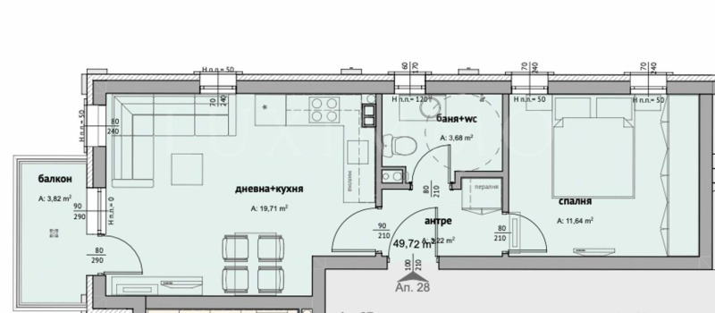 Продава 2-СТАЕН, гр. Свети Влас, област Бургас, снимка 2 - Апартаменти - 52280618