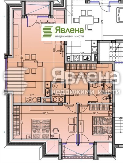 Myytävänä  2 makuuhuonetta Sofia , Dragalevtsi , 150 neliömetriä | 77511112 - kuva [11]