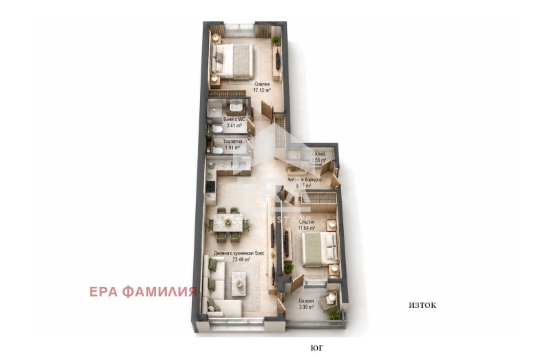 Продава 3-СТАЕН, гр. София, Кръстова вада, снимка 13 - Апартаменти - 56356283