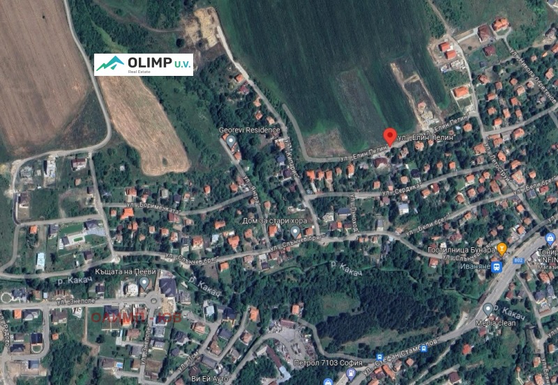 Продава ПАРЦЕЛ в град София, гр. Банкя - 1000 кв.м / 159 000 € » 310 976.97 лв., ОЛИМП - ЮВ