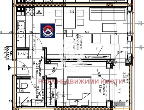 Na sprzedaż  1 sypialnia Plowdiw , Ostromila , 64 mkw | 64317615 - obraz [15]